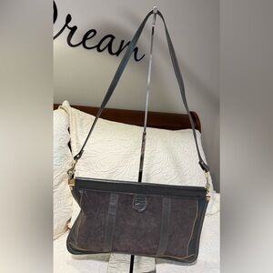 Vintage TEEK-ORR Elegant Gray Crossbody Bag
